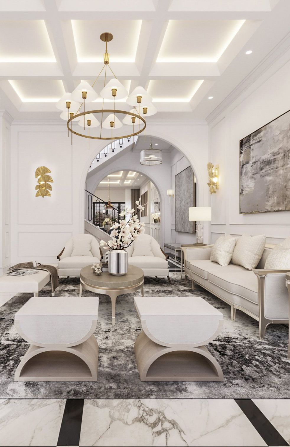 ẤM CÚNG SANG TRỌNG BÁN CỔ ĐIỂN VỚI BIỆT THỰ PHỐ CITYLAND